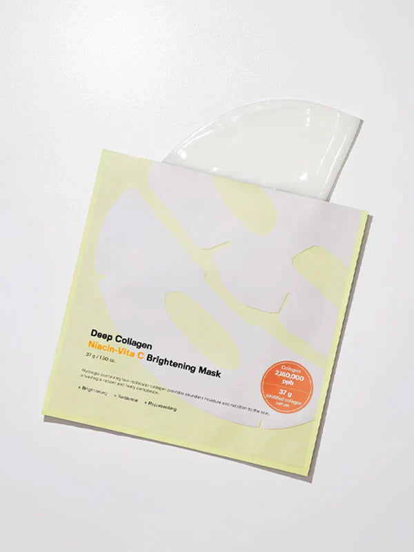Sungboon Editor Deep Collagen Niacin Vita C Brightening Mask 37g - 1 BOX / 4 PCS