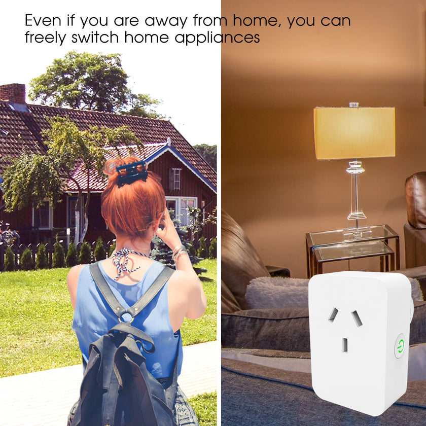 WiFi Smart Plug with Timer and Voice Control