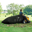 Lawn Tractor Leaf Bag For Riding Lawn Mower Reusable Big Capacity Mower Leaf Bag Black Grass Catcher Bag