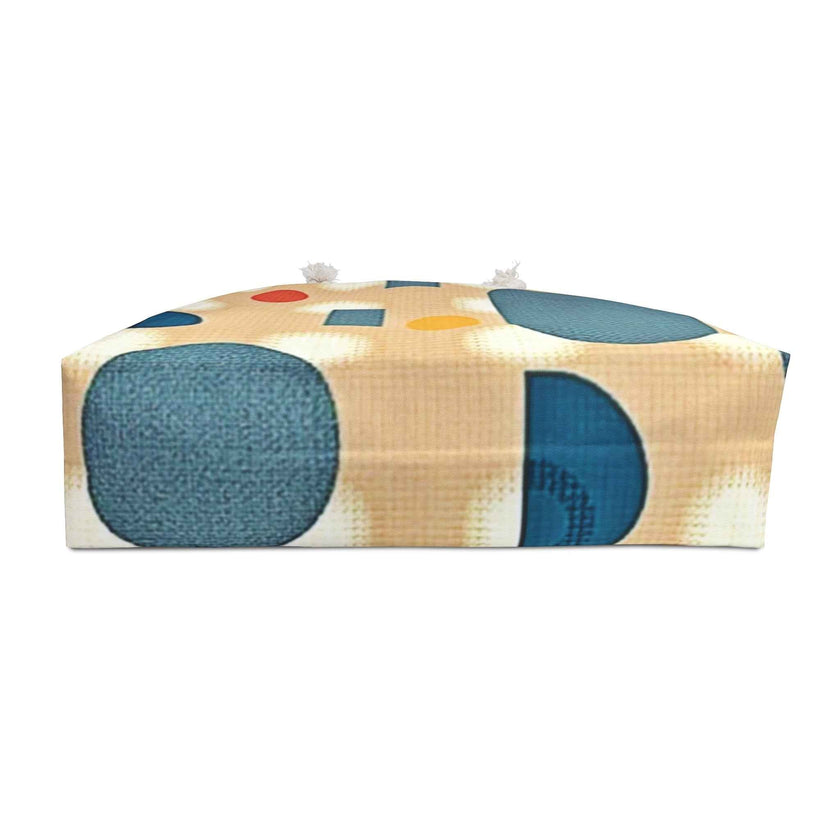 Mid-Century Geometric Weekender Bag | Retro Dots Shapes | Mom On-The-Go Tote| Baby Essentials Carryall | Beach Travel Holdall