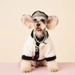 Coco Chewnel Cozy Dog Cardigan | Soft Winter Dog Sweater