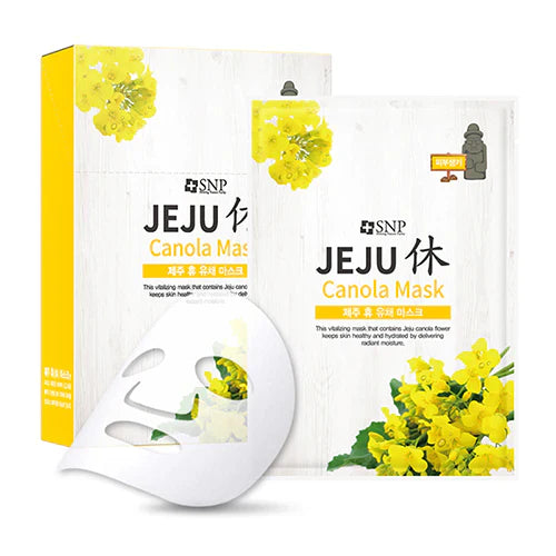 SNP Jeju Rest Canola mask 22ml - 1 BOX / 10 PCS