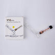 V12mini Hookah Set Spiral Pipe Atomizer Pipe Glass Twisty Blunt Smoker