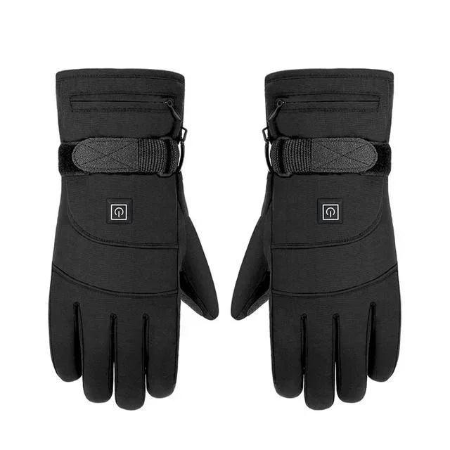 Motorbike Heated Gloves – Electric Touch Screen Winter Riding Gloves