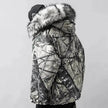 New Trendy Fashion Huge Fur Collar Winter Coat Jacket Unisex