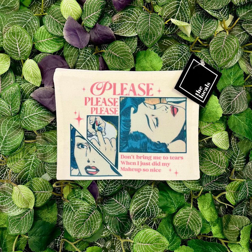 Please Please Comic - Makeup Bag