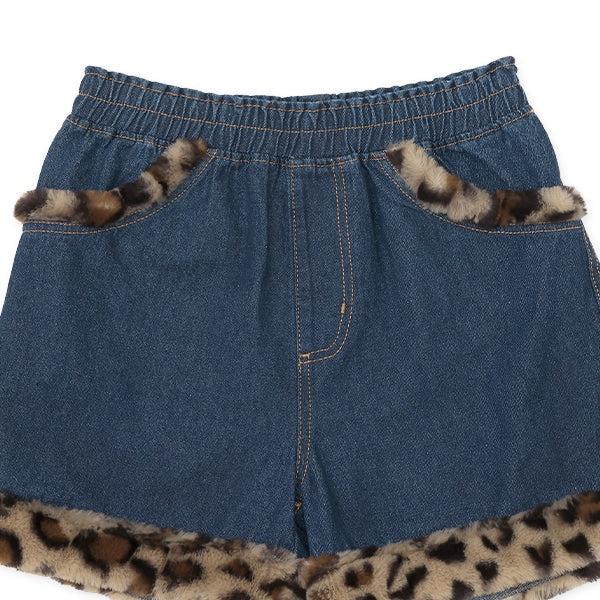 西松屋 ELFINDOLL デニムボア付きショートパンツ 正規品