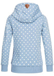 Women Printed loose hooded sweatshirt