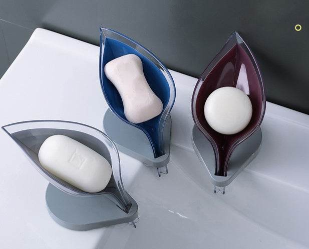 Soap Holder Sink Sponge Drain Box Creative Suction Cup Soap Dish