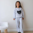 Black Bow Girls Casual Set