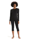 Icebreaker Women's Merino 200 Oasis Long Sleeve Crewe Thermal Top
