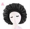 Beauty print Satin Silk Hair Bonnet for sleeping