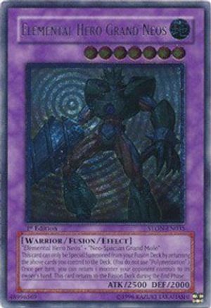 Elemental Hero Grand Neos (UTR) (STON-EN035) - Strike of Neos 1st Edition