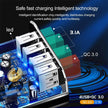 Illuminated 4 port USB Mobile Phone Charger 3A Charging Head