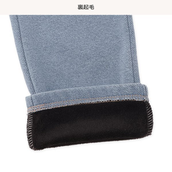 西松屋 ELFINDOLL CLASSIC 裏起毛デニムニットパンツ 正規品