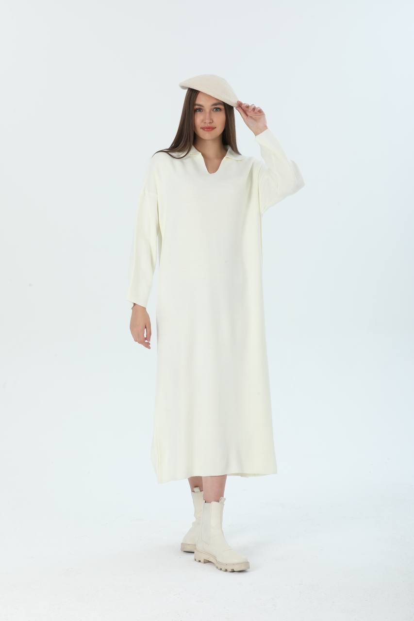Collared Long Dress