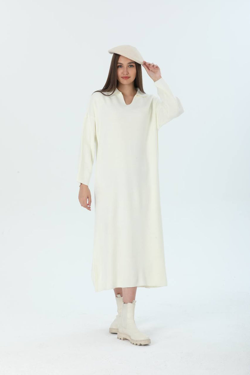 Collared Long Dress
