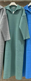 Collared Long Dress