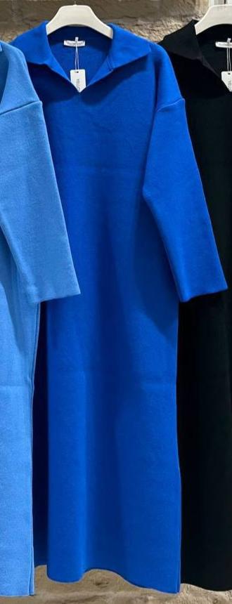Collared Long Dress