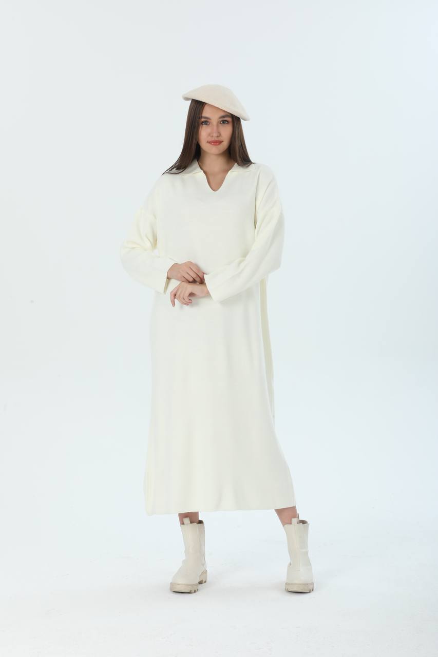 Collared Long Dress