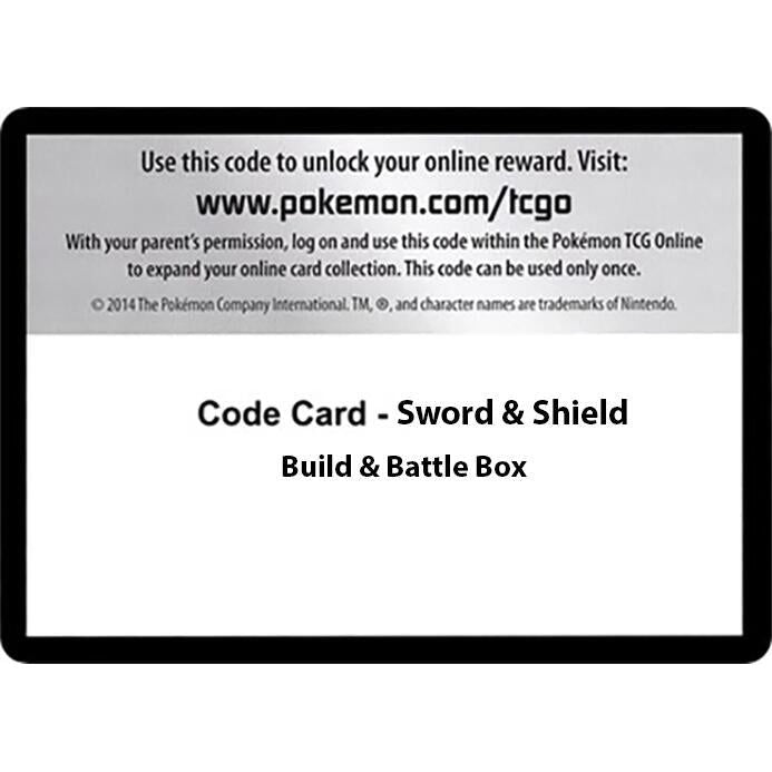 Code Card - Sword & Shield Build & Battle Box (SWSH01)