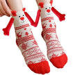 Hand Holding Couple Magnetic Handle Christmas Stockings