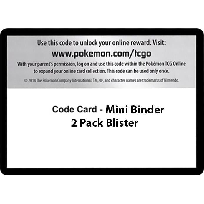 Code Card - Mini Binder 2 Pack Blister (SM02)