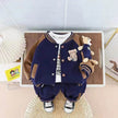 Children Fashionable Long Sleeve Three-piece Sweater Set