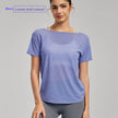 Draping Flab Hiding Yoga Clothes Blouse Sexy Beauty Back Mesh Workout Top