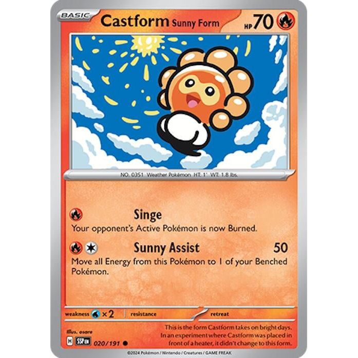 Castform Sunny Form (020/191) (SSP)
