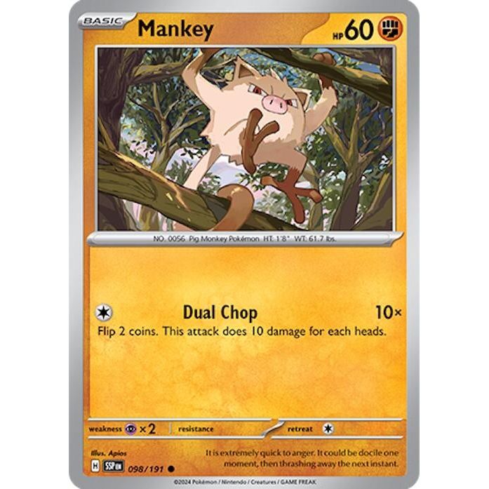 Mankey (098/191) (SSP)