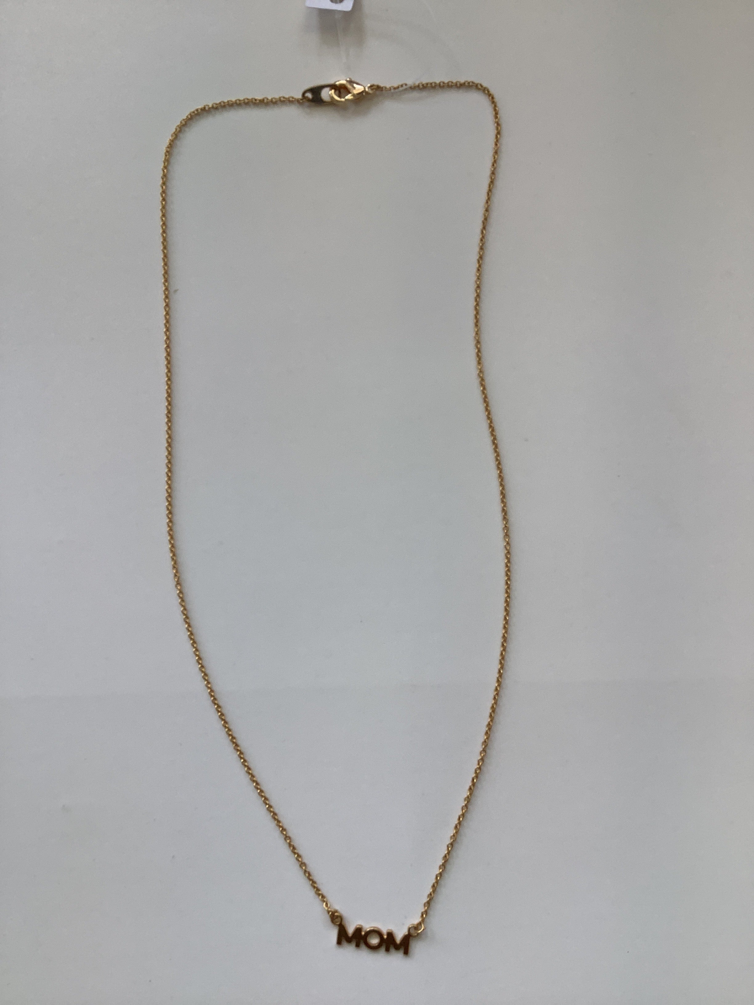 MOM Gold Pendant Necklace- Standout Boutique (Vancouver, BC)