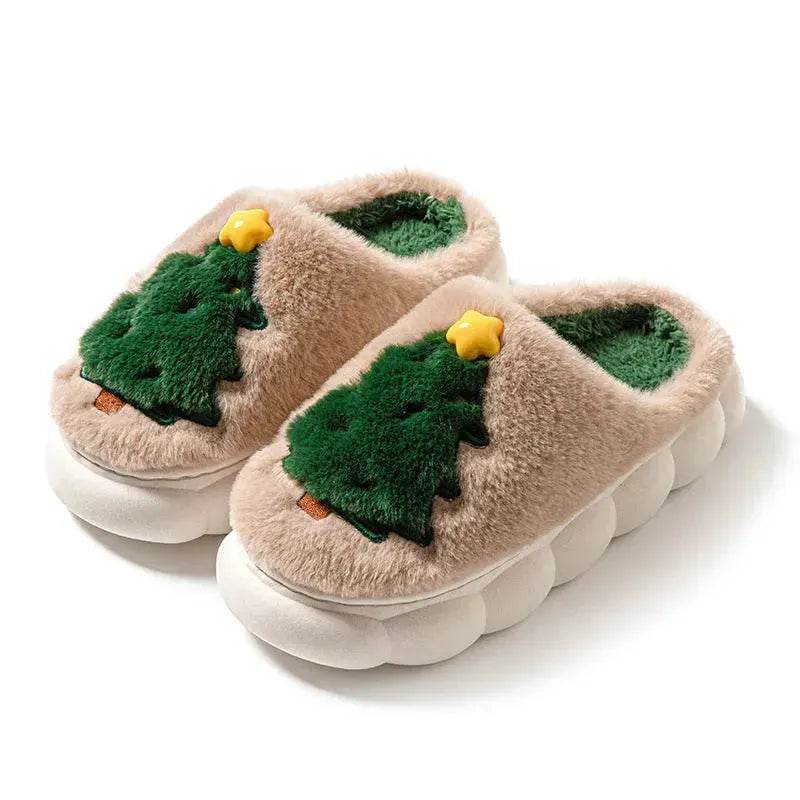 Christmas Tree Women's Home Slippers