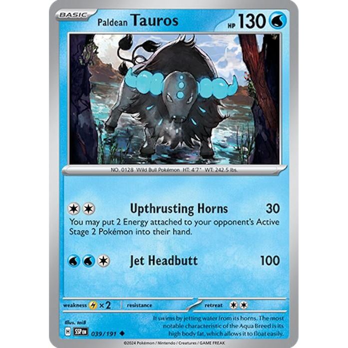 Paldean Tauros (039/191) (SSP)