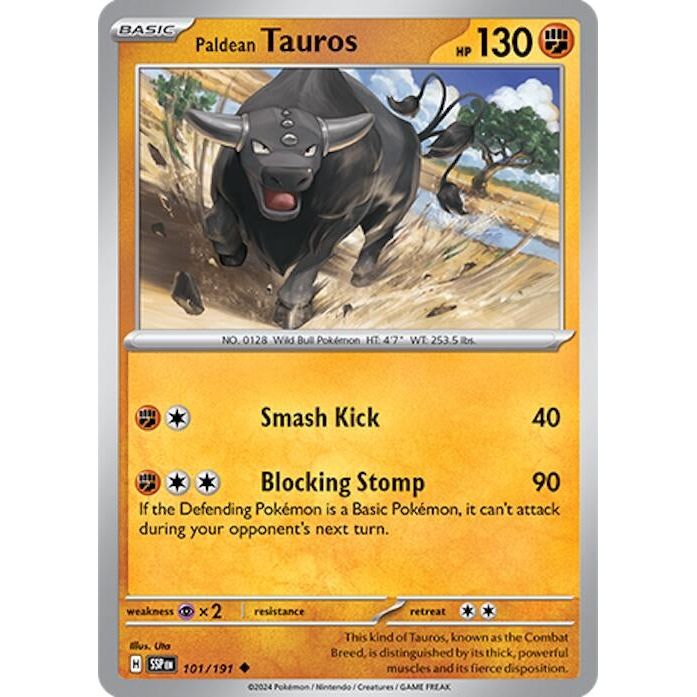Paldean Tauros (101/191) (SSP)