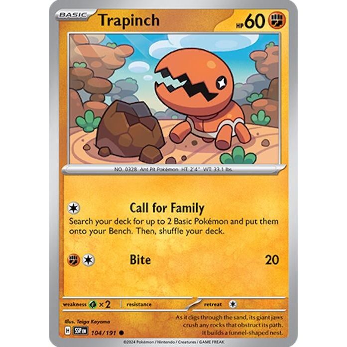 Trapinch (104/191) (SSP)