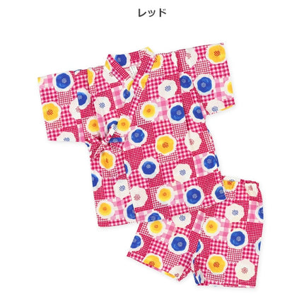 西松屋 日本製甚平（椿） 正規品