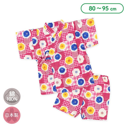 西松屋 日本製甚平（椿） 正規品