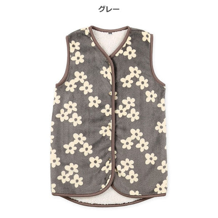 西松屋 ELFINDOLL マイクロフリース裏ボアロングポンチョ（デイジー） 正規品