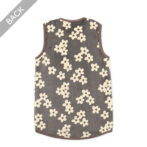 西松屋 ELFINDOLL マイクロフリース裏ボアロングポンチョ（デイジー） 正規品