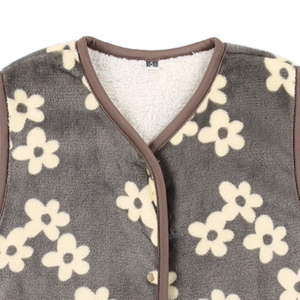 西松屋 ELFINDOLL マイクロフリース裏ボアロングポンチョ（デイジー） 正規品