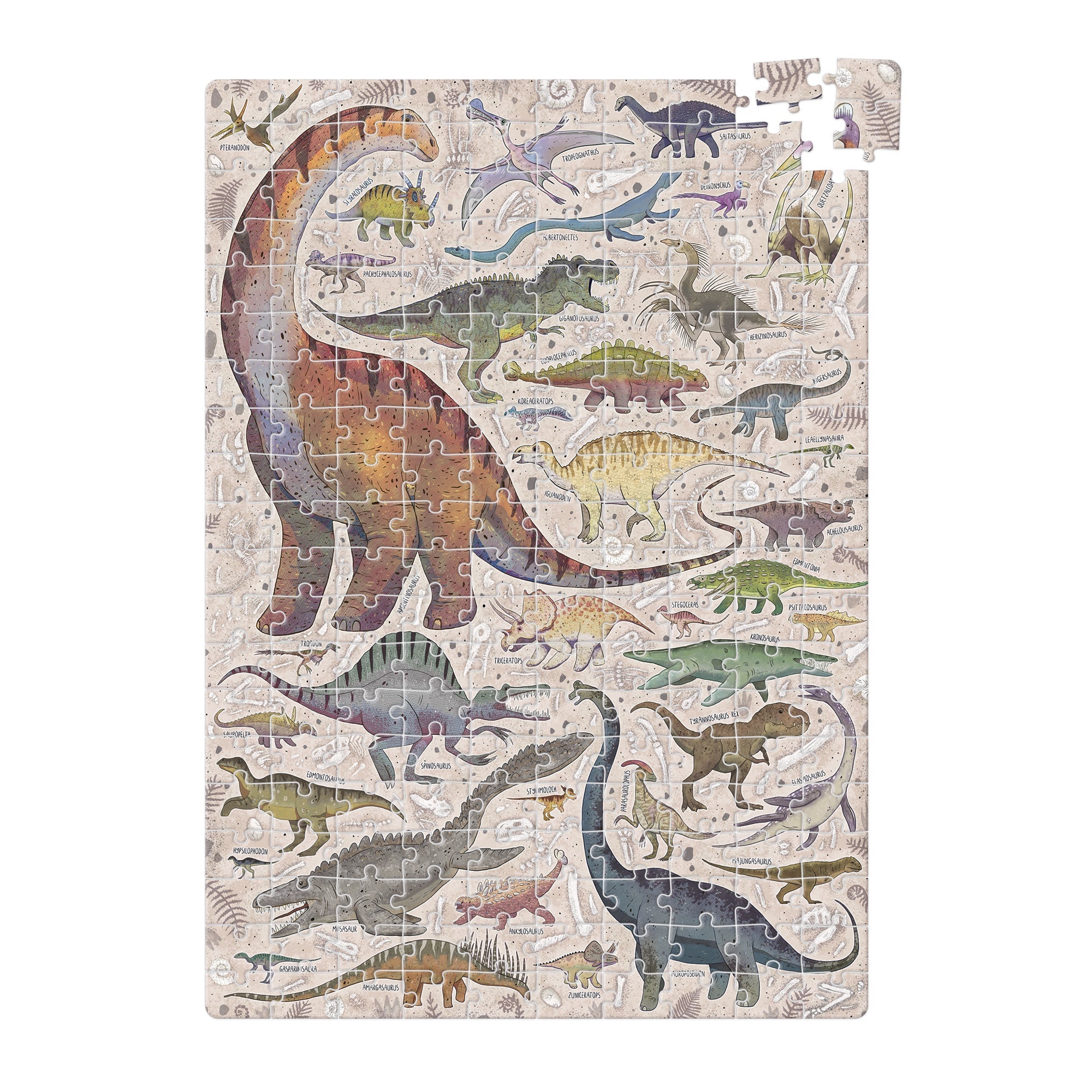 BANANA PANDA - PUZZLOVE - 200pc PUZZLE DINOSAURS (7+)