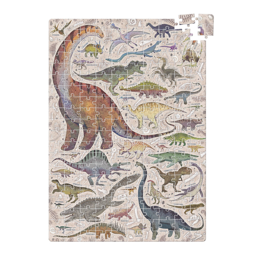 BANANA PANDA - PUZZLOVE - 200pc PUZZLE DINOSAURS (7+)