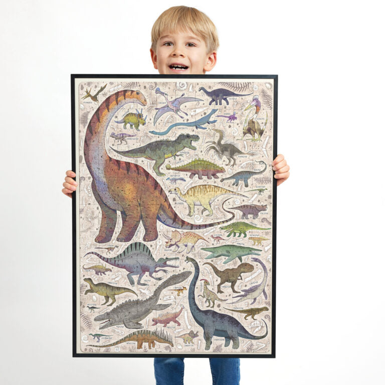 BANANA PANDA - PUZZLOVE - 200pc PUZZLE DINOSAURS (7+)