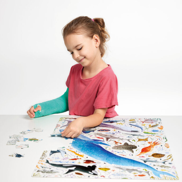 BANANA PANDA - PUZZLOVE - 200pc PUZZLE OCEAN ANIMALS (7+)