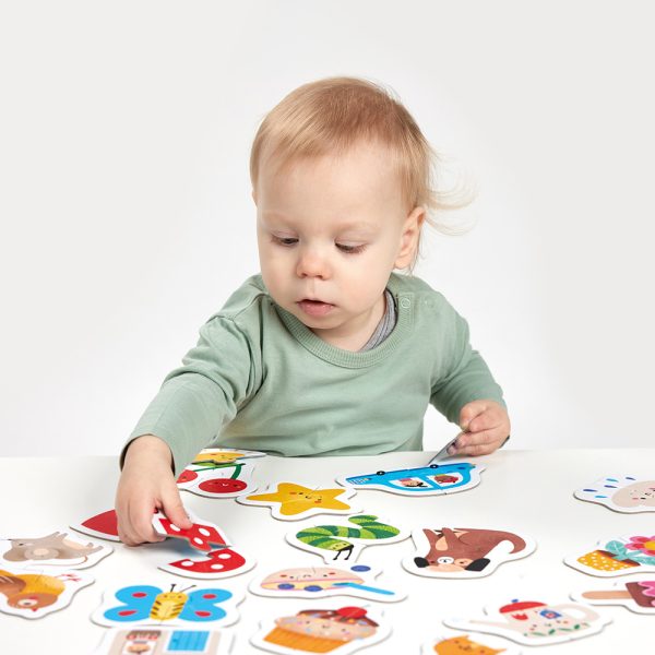 BANANA PANDA - MY FIRST PUZZLES - 2pc x 19 MINI PUZZLES - HAPPY PAIRSÂ  (15m+ )