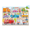 BANANA PANDA - MOTO JUMBO - 40pc PUZZLE CARS (3+)