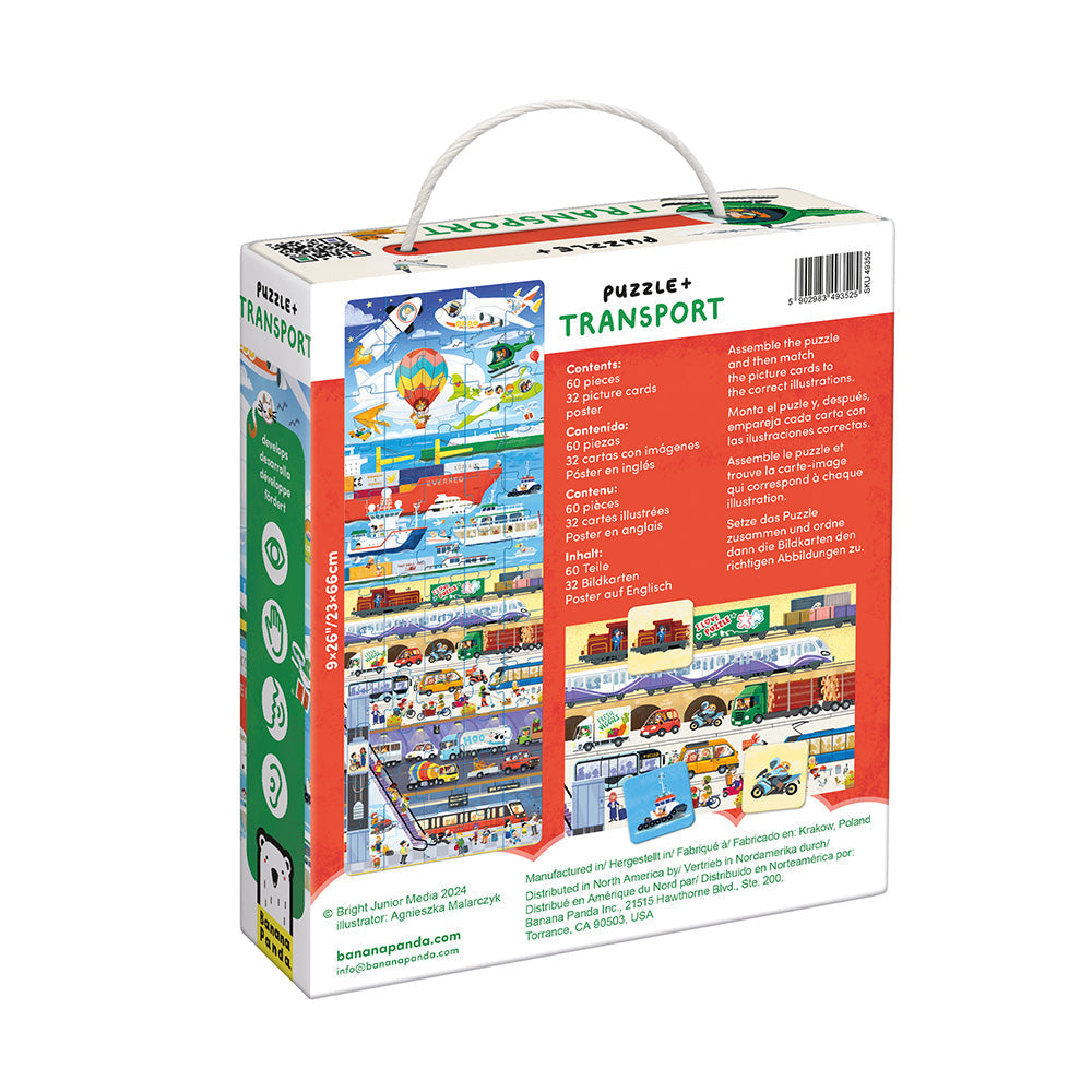 BANANA PANDA - 60pc PUZZLE + TRANSPORT
