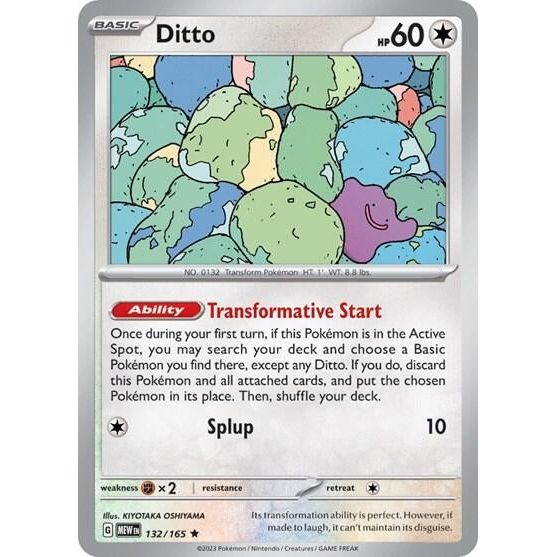 Ditto - 132/165 (Non-Holo) (132/165) (MEW)