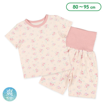 西松屋 腹巻付き半袖パジャマ（小花総柄） 正規品